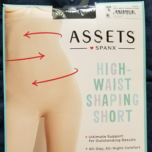 assets spanx high waist shaping short